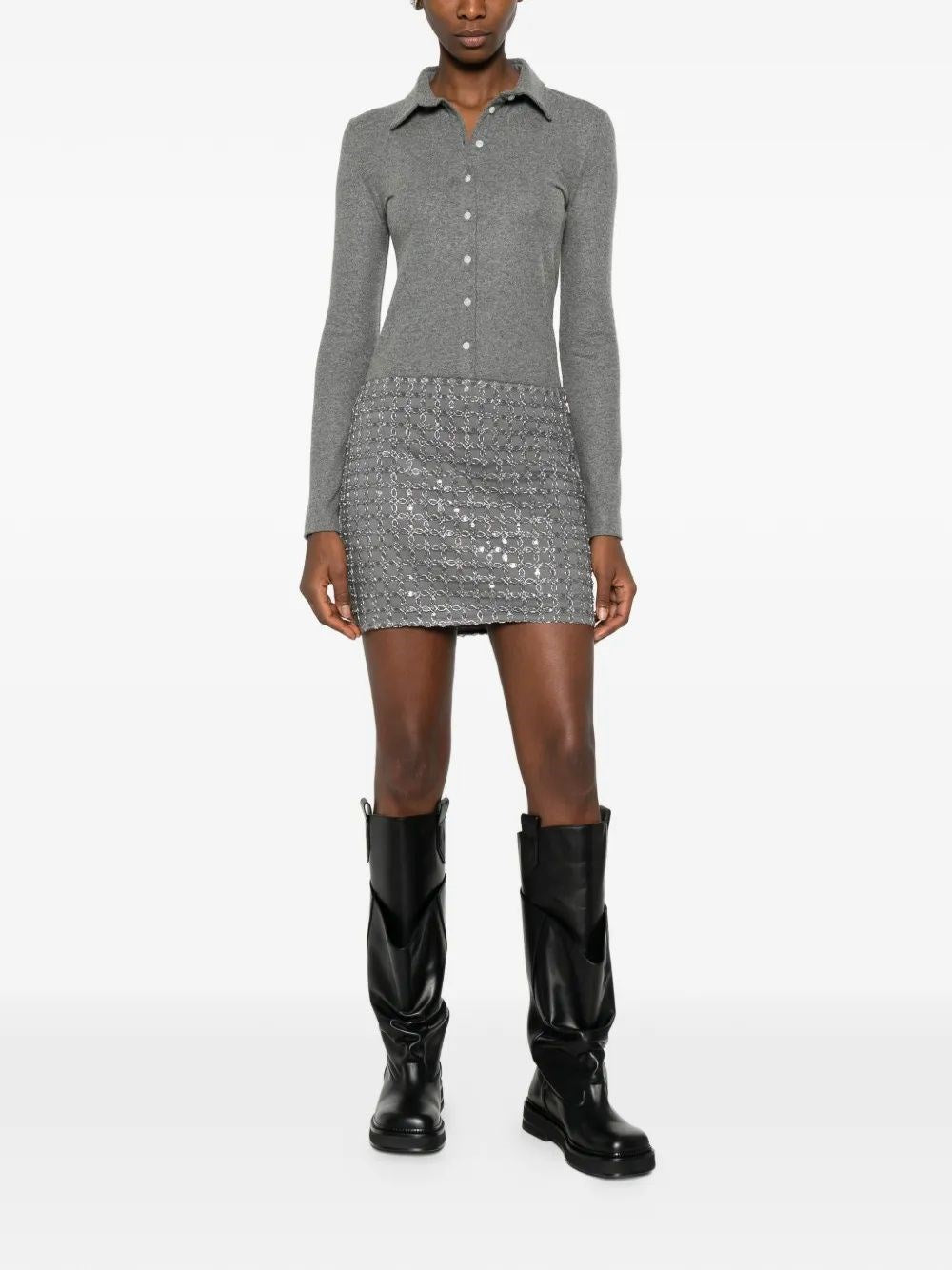 Rotate Women Beaded Mini Skirt ROTATE