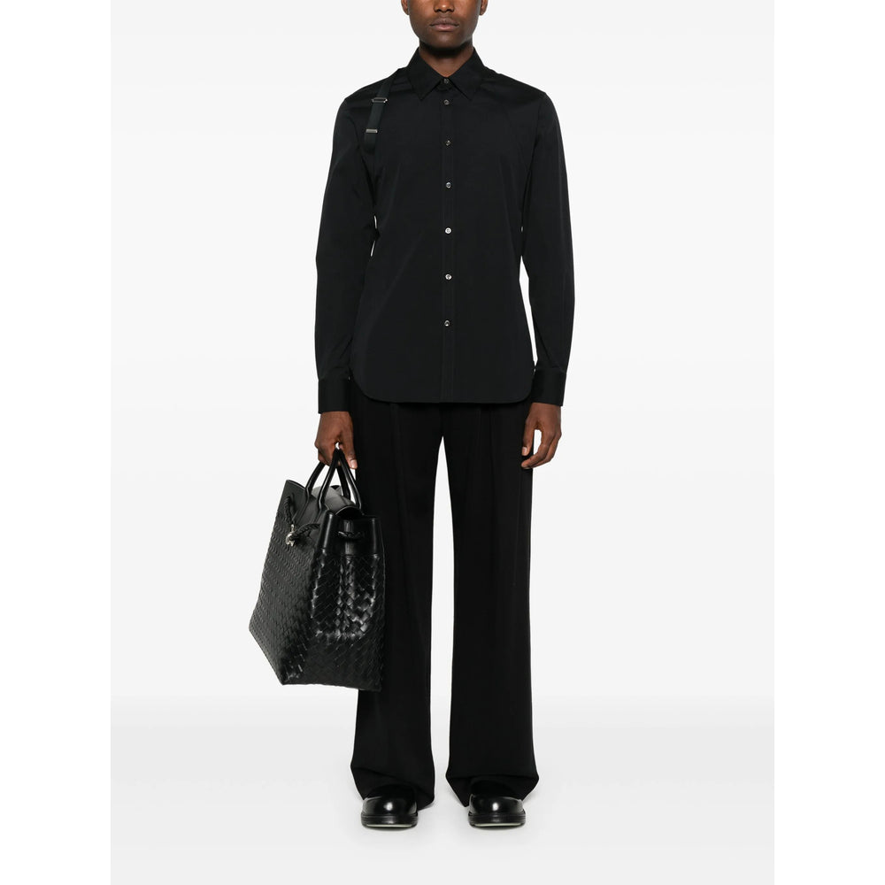 Alexander Mcqueen Black Shirts Men ALEXANDER MCQUEEN