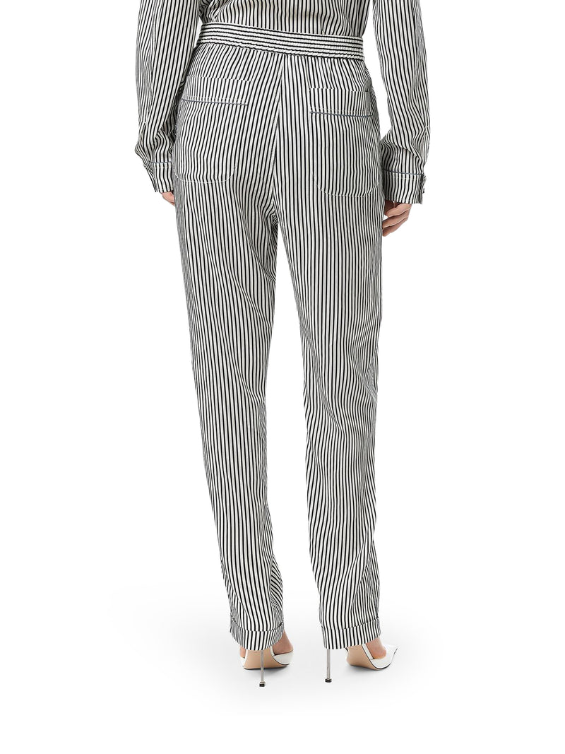 Tom Ford Women Striped Silk Trousers TOM FORD
