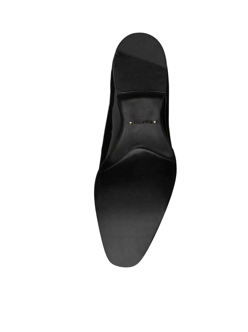 Tom Ford Men Oxford Elkan In Black Patent TOM FORD
