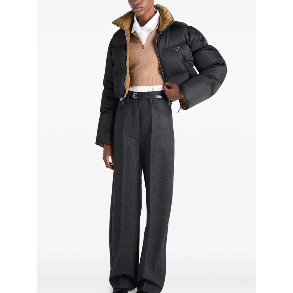 Prada Black Jackets - Puffer Jackets Women PRADA