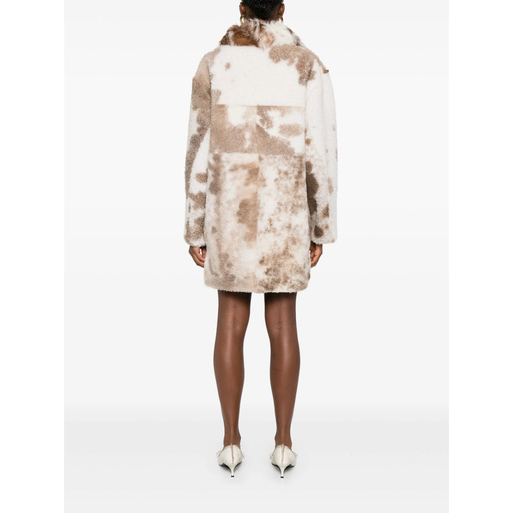 Prada White Coats - Leather Coats Women PRADA