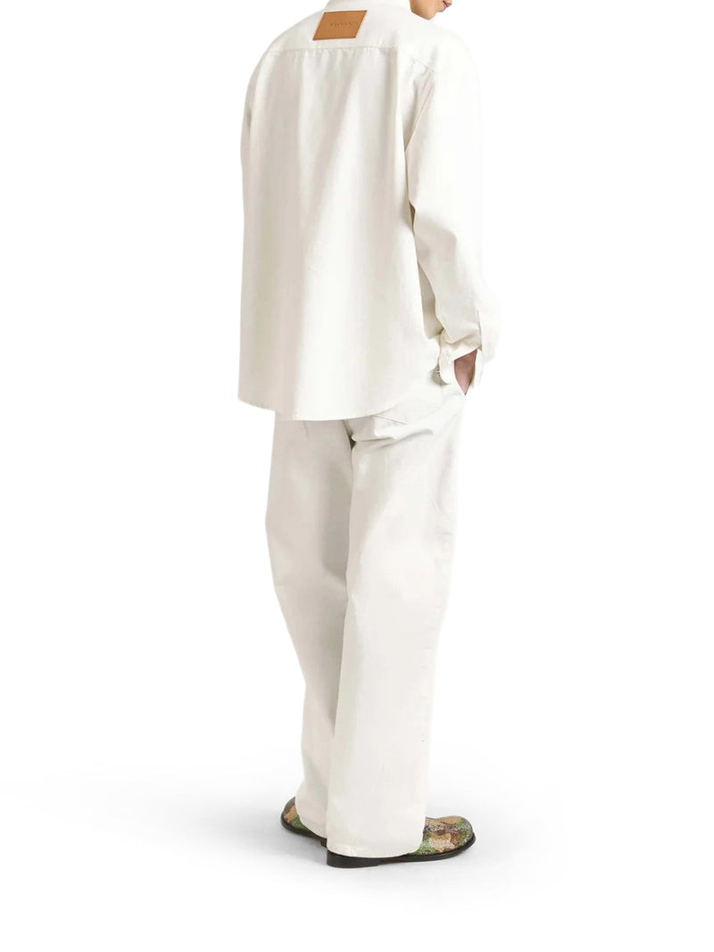 J.W.Anderson Men Oversized Denim Shirt J.W. ANDERSON