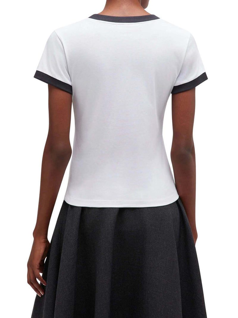 Ganni Women Short-Sleeved T-Shirt With Print GANNI