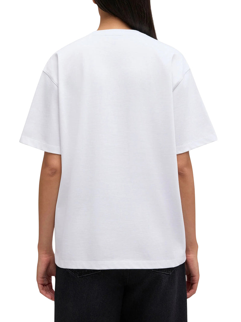 Ganni Women Heavy Cotton Jersey T-Shirt GANNI