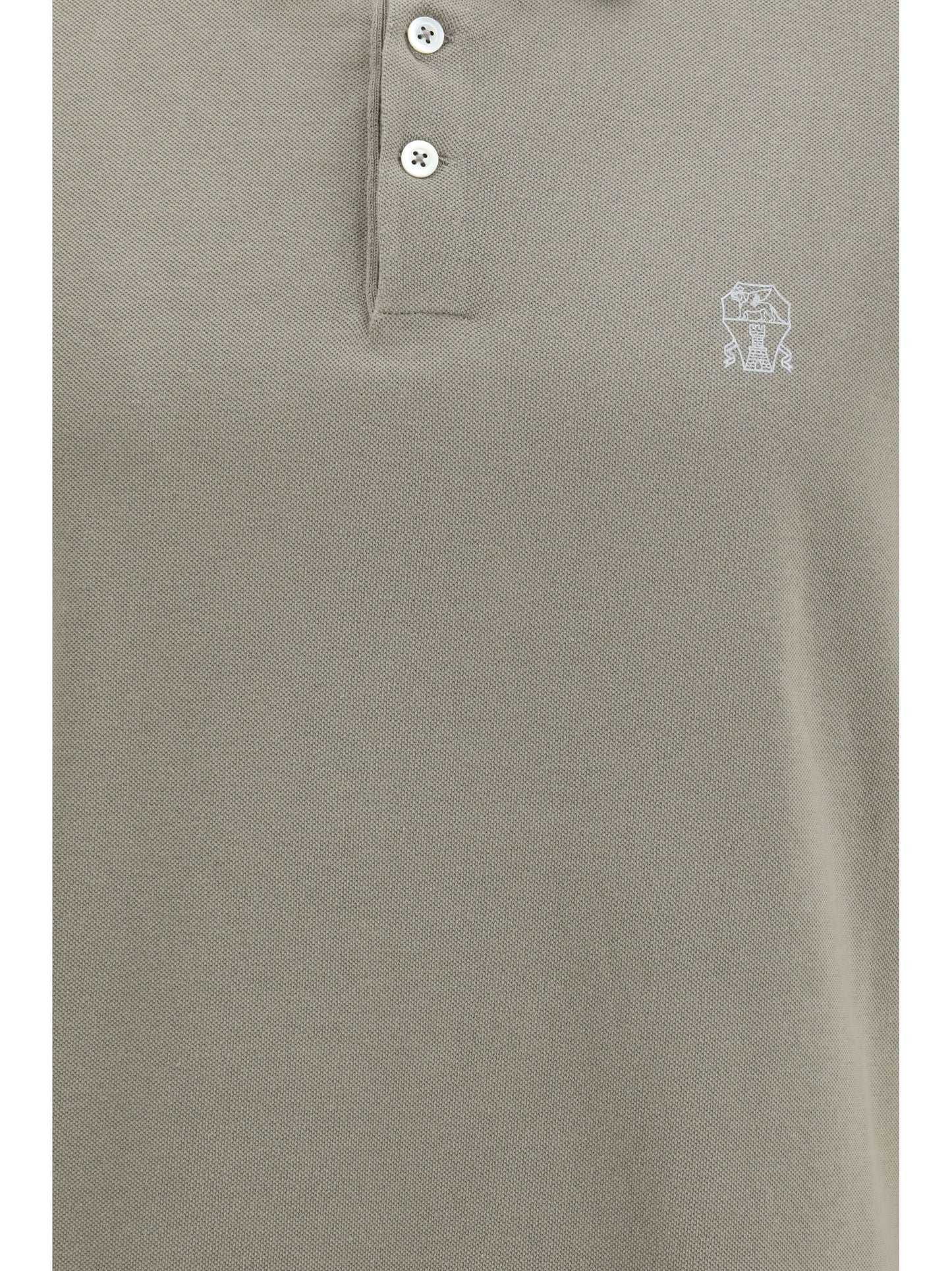 Brunello Cucinelli Men Cotton Polo BRUNELLO CUCINELLI