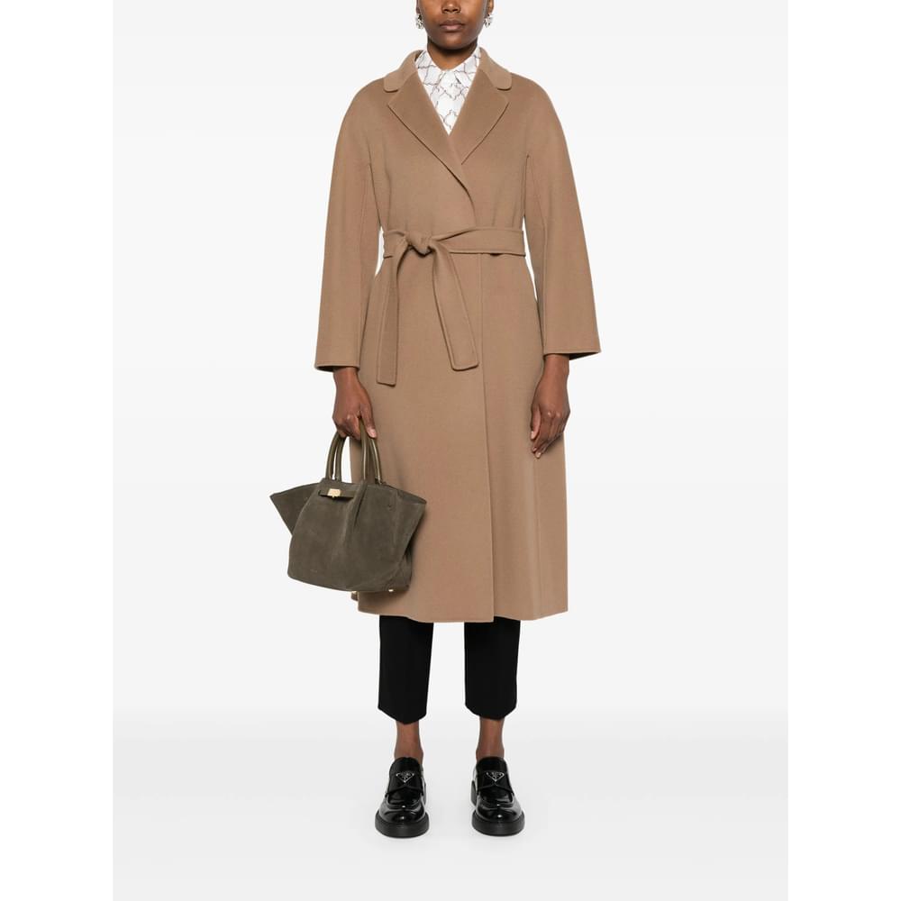 'S Max Mara Neutrals Coats - Single Breasted Coats Women S MAX MARA