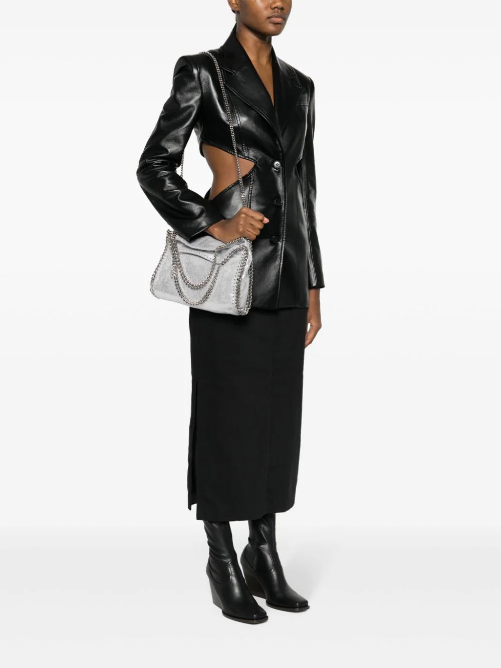 Stella Mccartney Women Falabella Mini Metallic Tote Bag STELLA MCCARTNEY
