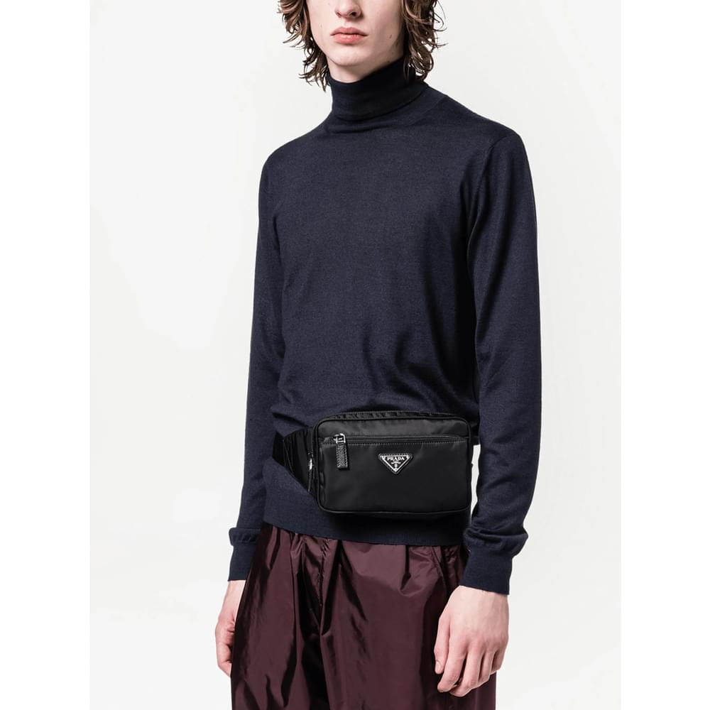 Prada Black Belt Bags Men PRADA