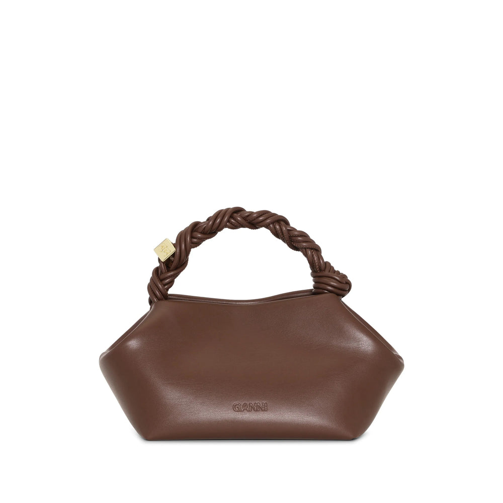Ganni Brown Satchels & Cross Body Bags Women GANNI