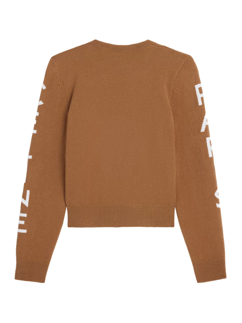 Celine Women Crew Neck Sweater In Cashmere And Wool CELINE