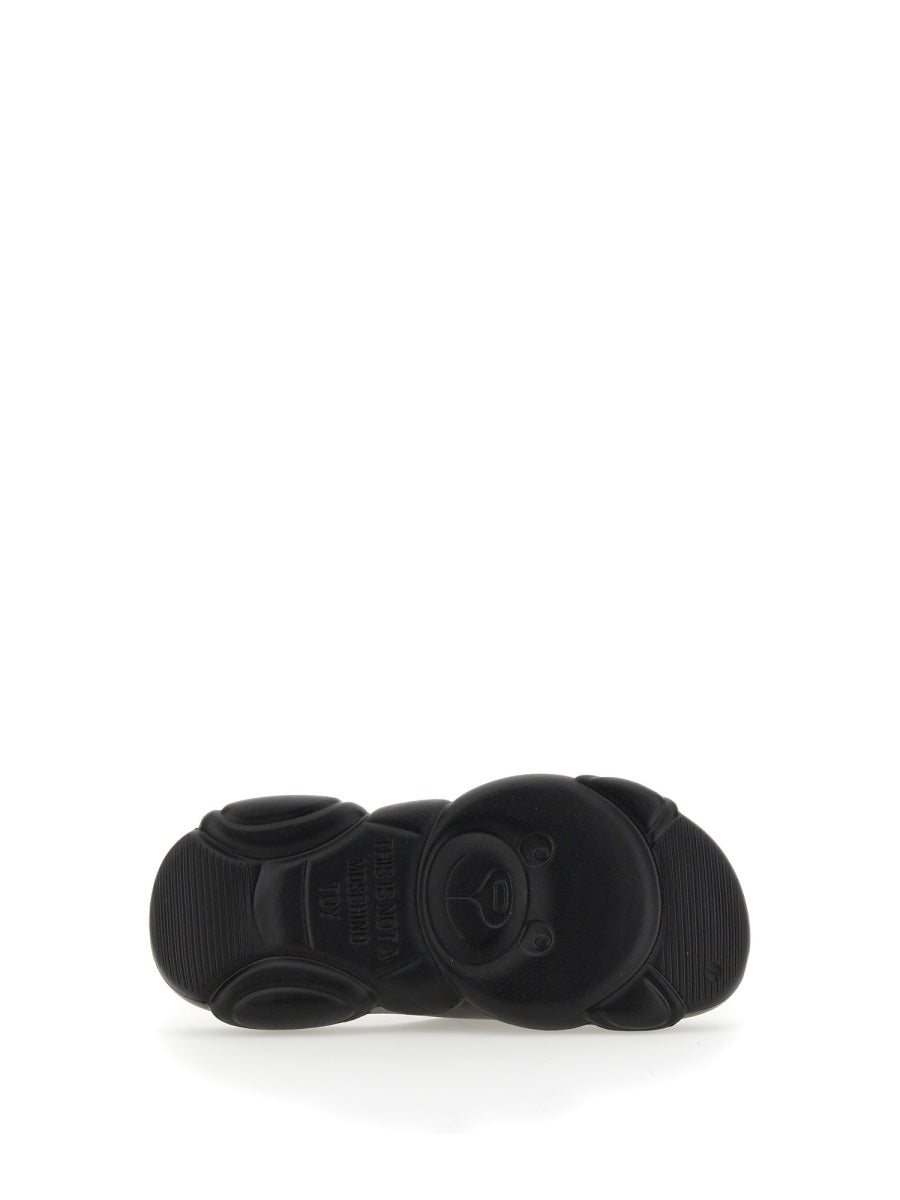Moschino Women Rubber Teddy Sole Mules MOSCHINO