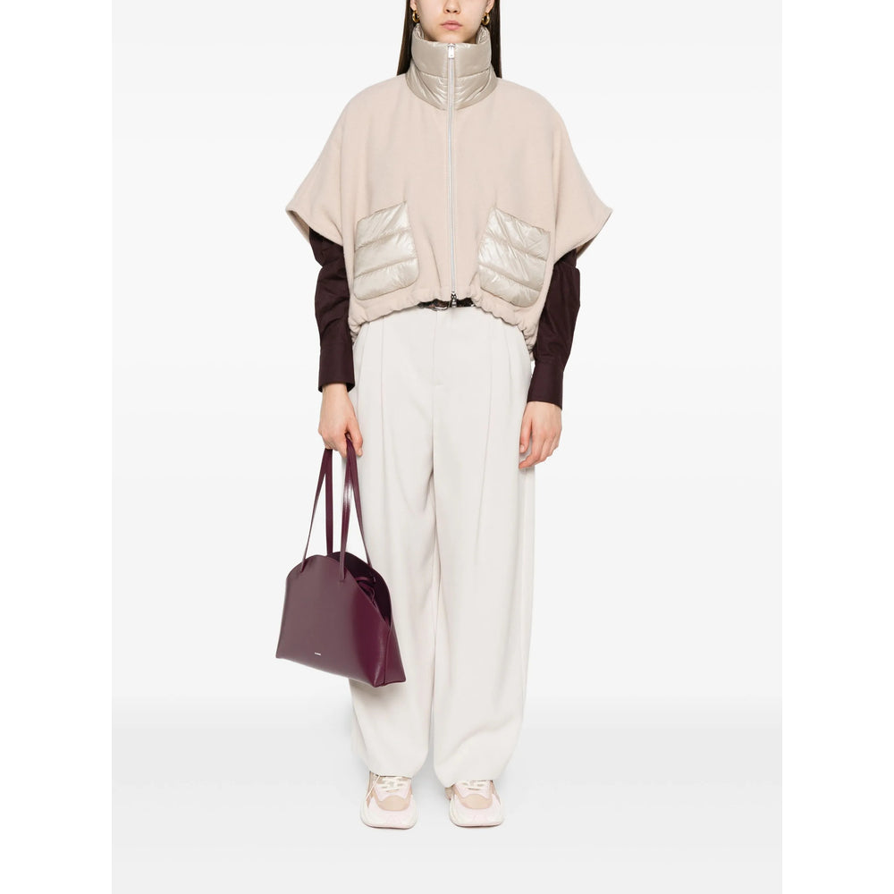 Herno Neutrals Jackets - Capes & Ponchos Women HERNO