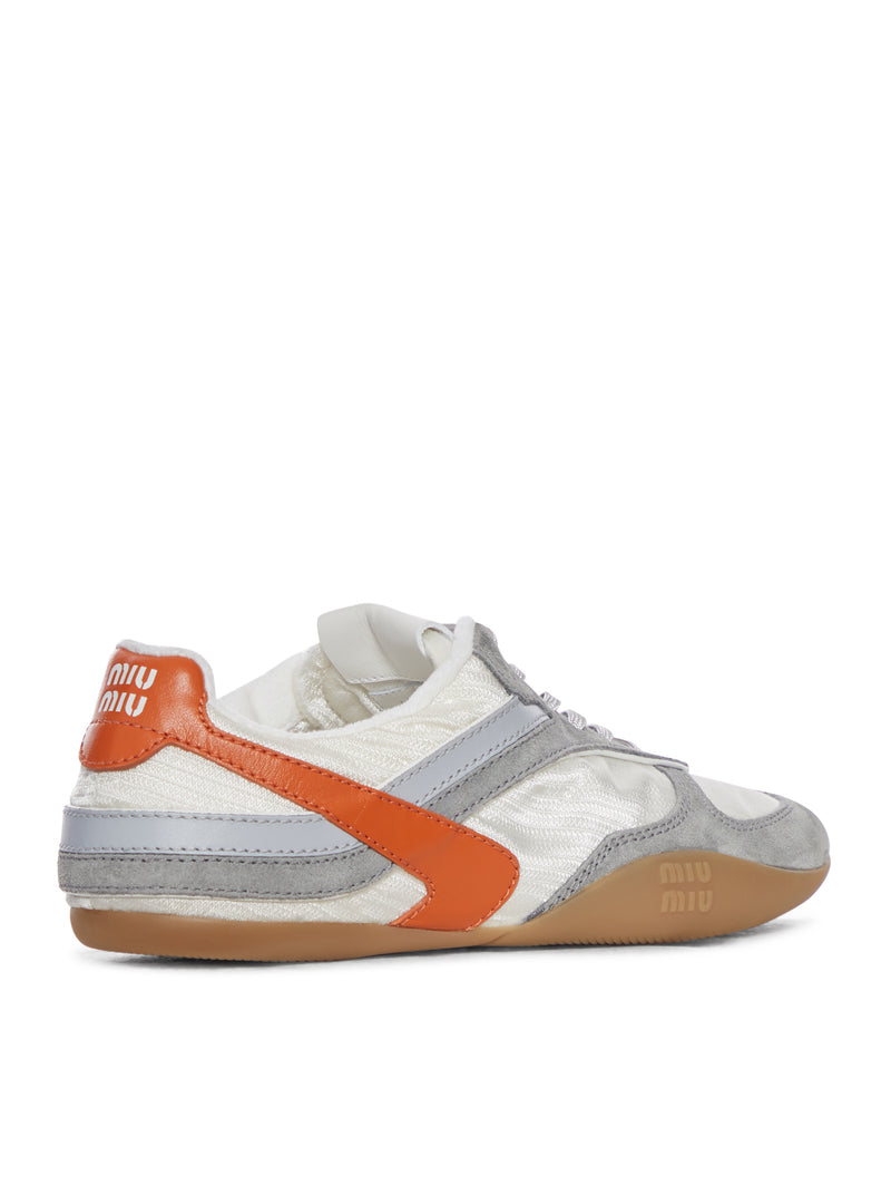 Miu Miu Women Gymnasium Sneakers In Technical Fabric And Suede MIU MIU