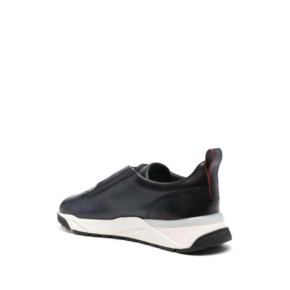 Santoni Blue Trainers - Low-Tops Men SANTONI
