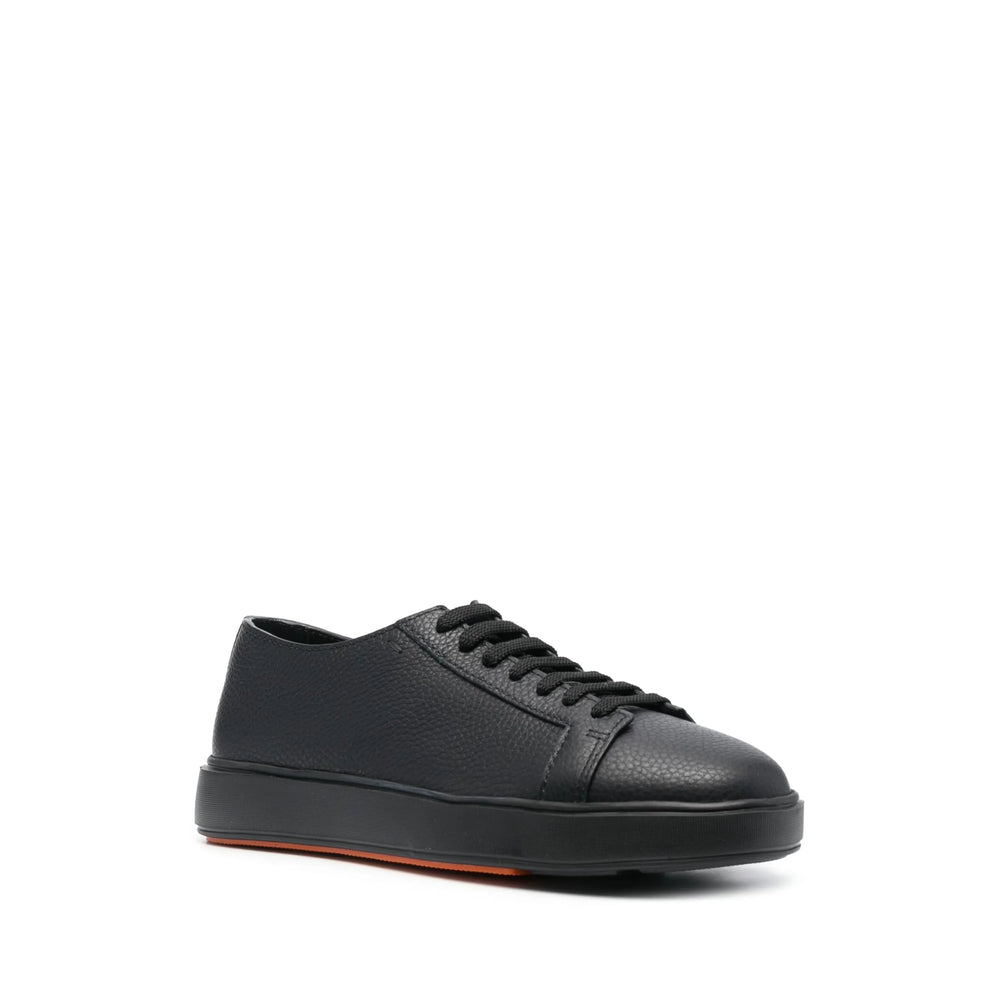 Santoni Black Trainers - Low-Tops Men SANTONI