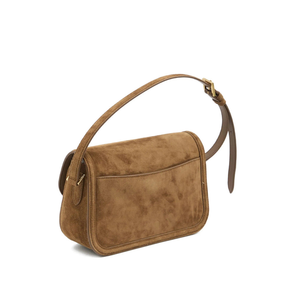 Saint Laurent Brown Shoulder Bags Women SAINT LAURENT
