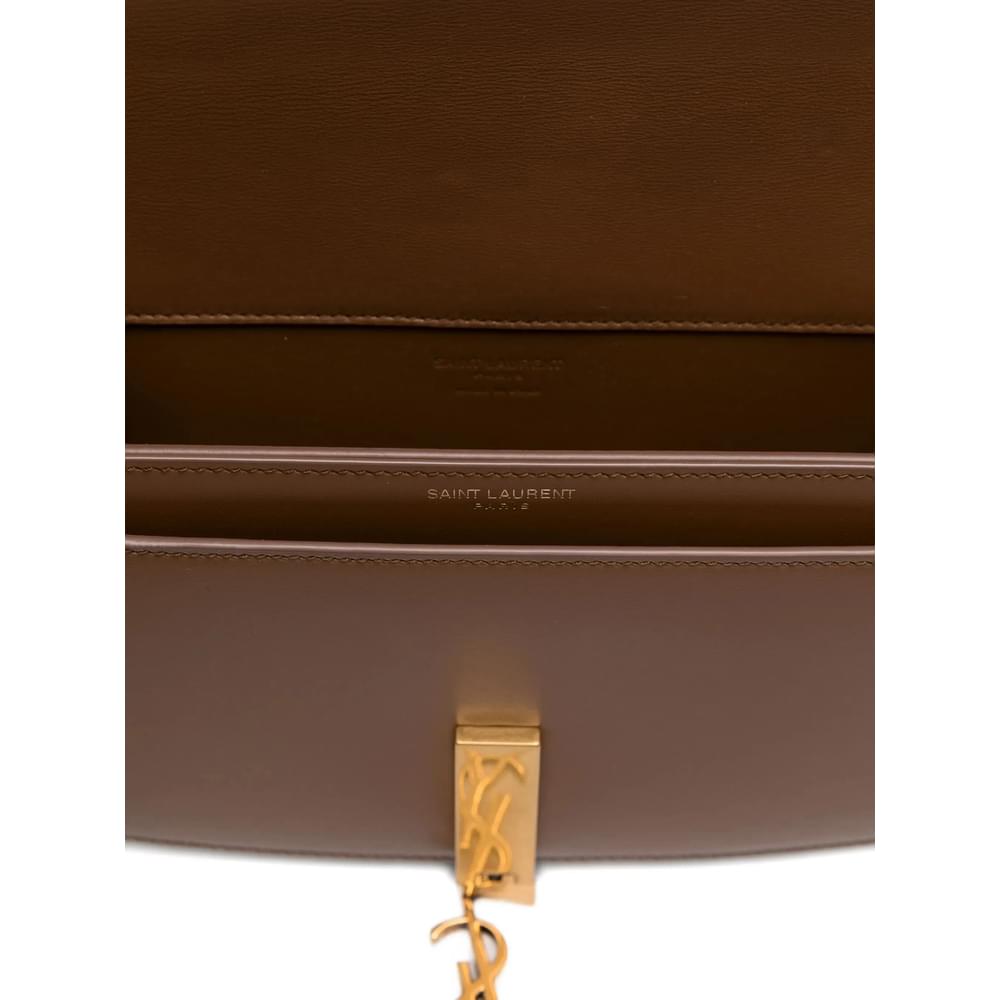 Saint Laurent Brown Shoulder Bags Women SAINT LAURENT