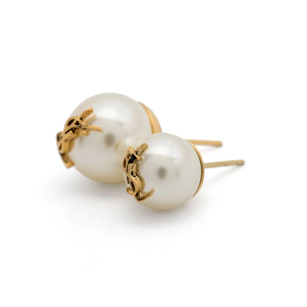 Saint Laurent Gold Earrings Women SAINT LAURENT