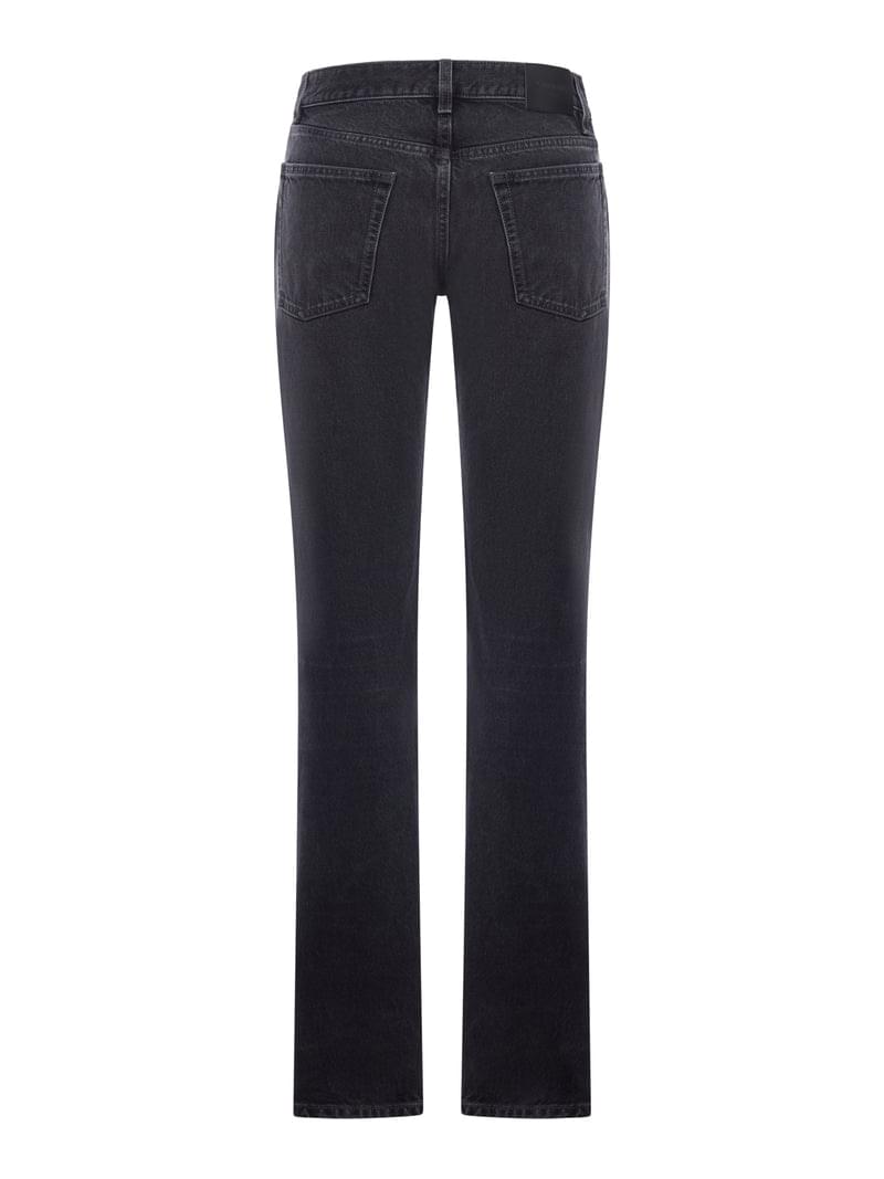 Saint Laurent Women Straight Leg Denim Jeans SAINT LAURENT
