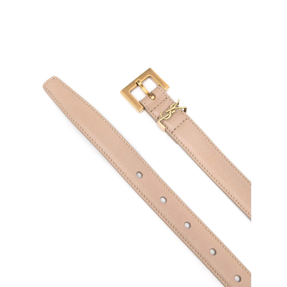 Saint Laurent Neutrals Belts Women SAINT LAURENT