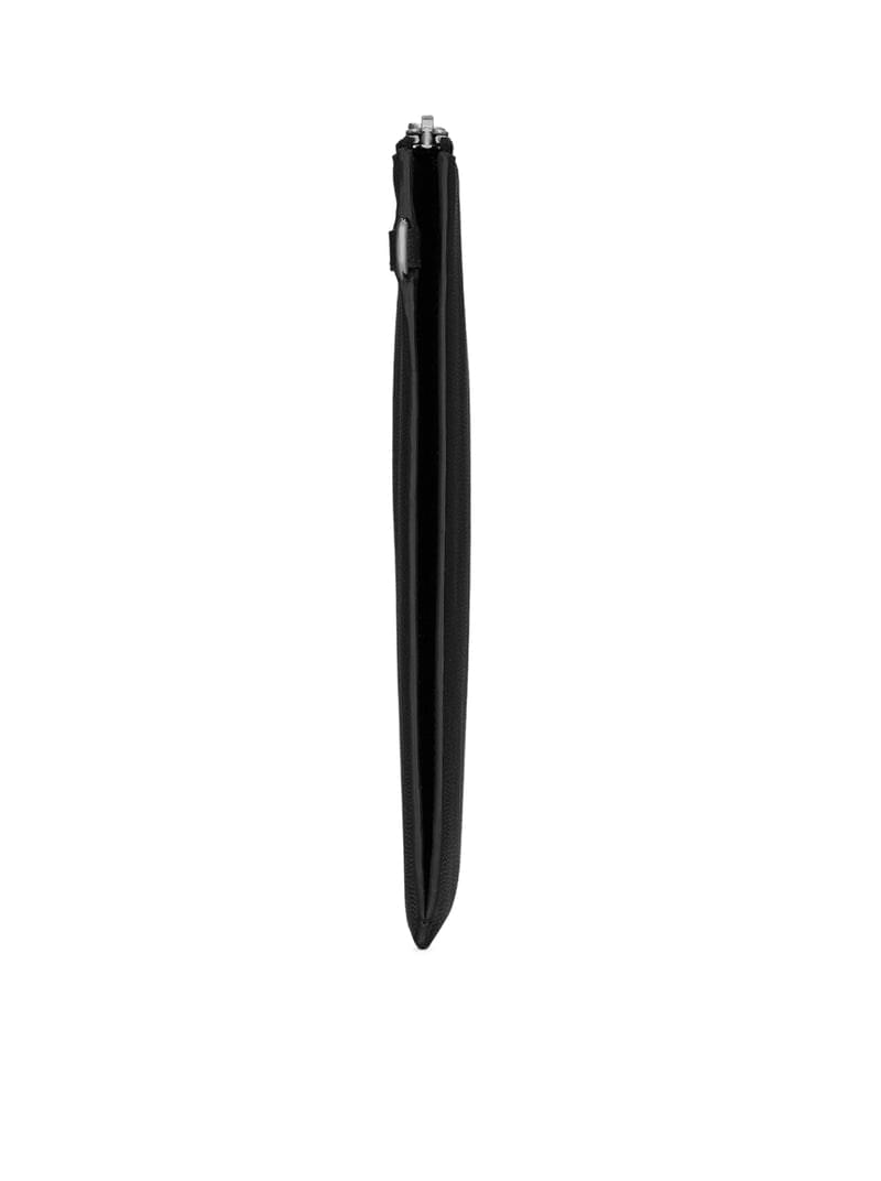 Saint Laurent Men Grain De Poudre Embossed Leather Tablet Holder With Zip SAINT LAURENT