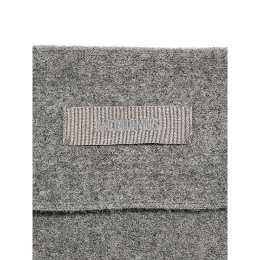 Jacquemus Grey Scarves Men JACQUEMUS