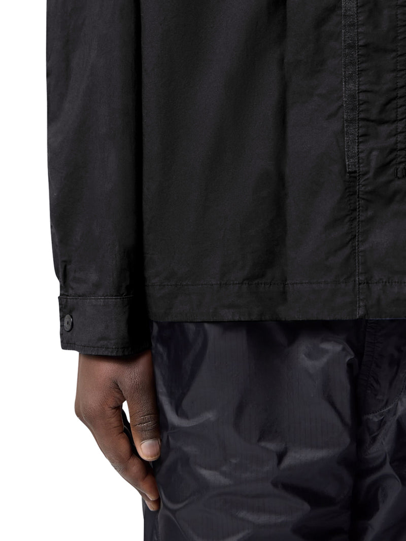 Stone Island Men Stretch Cotton Canvas Overshirt With Flap Pocket On The Chest STONE ISLAND
