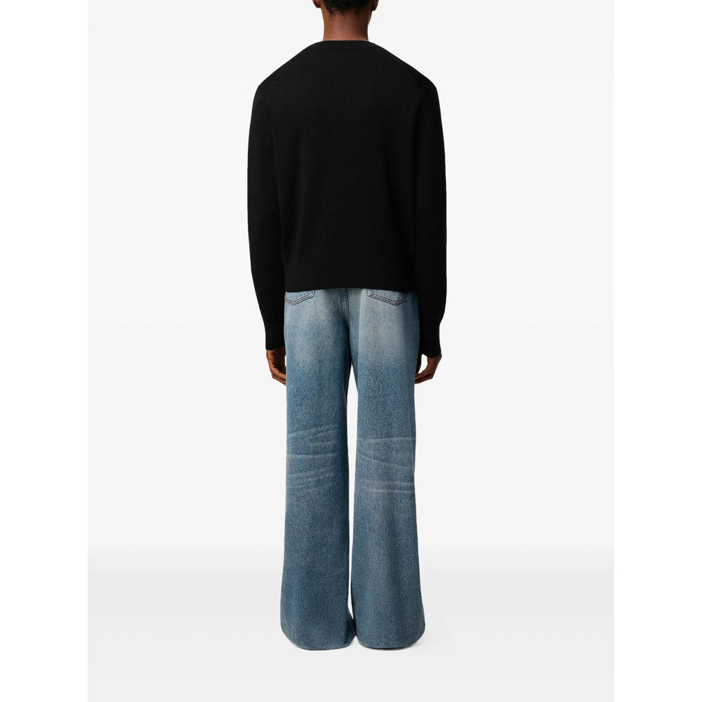Ami Paris Black Sweaters & Knitwear - Cardigans Men AMI PARIS