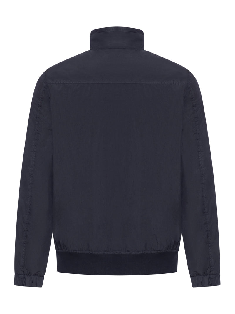 Stone Island Men Technical Fabric Jacket With Compass Logo STONE ISLAND