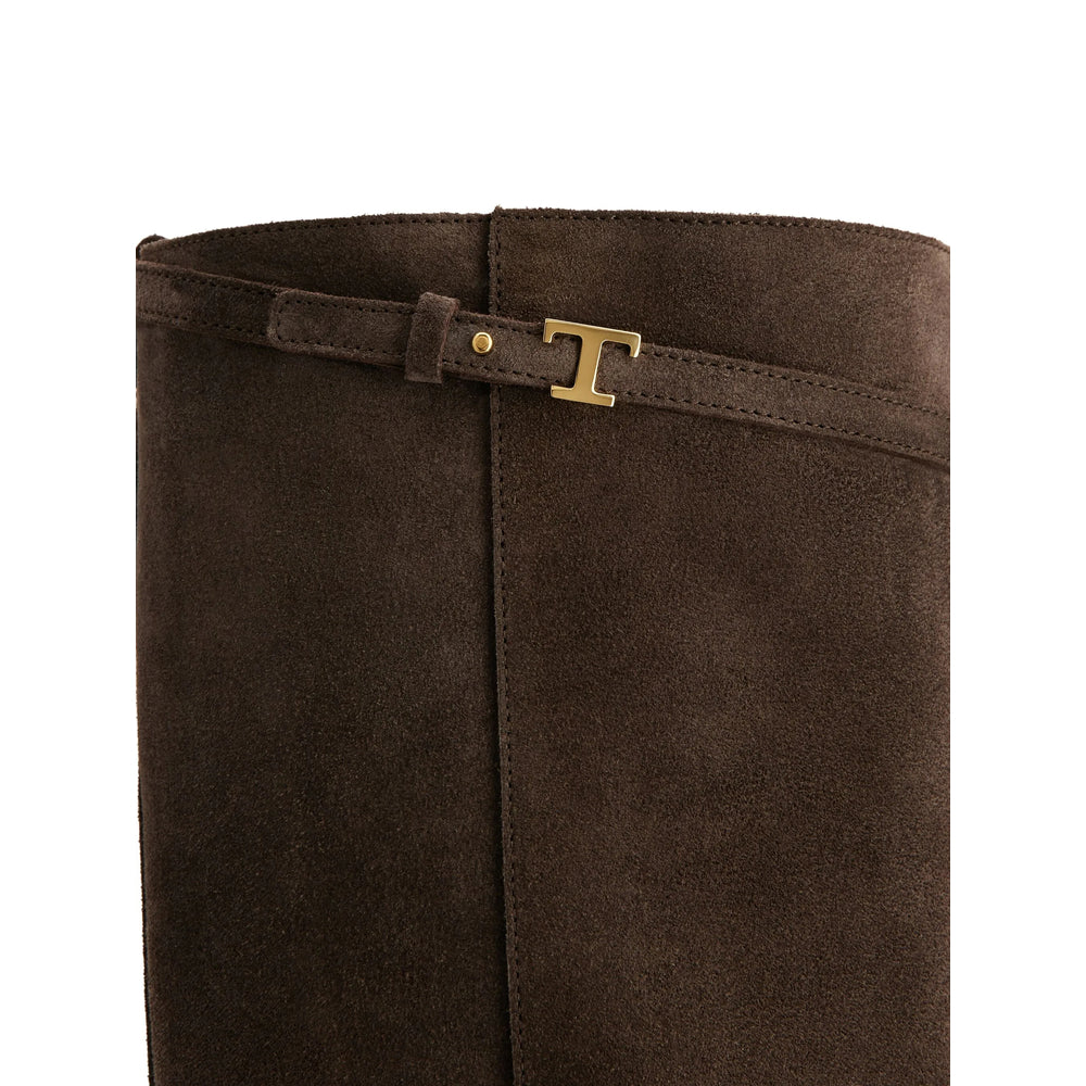 Tod's Brown Boots Women TOD'S
