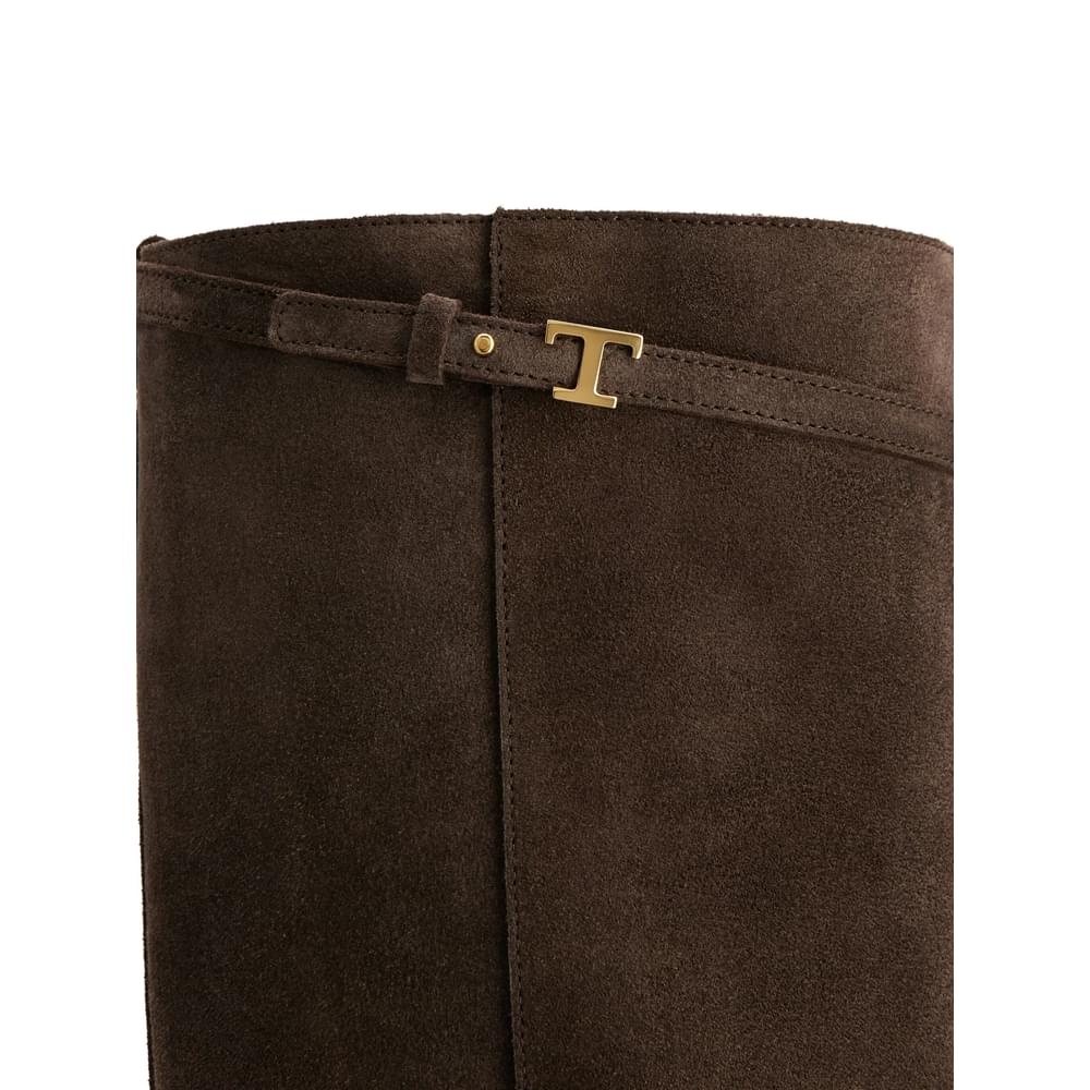 Tod's Brown Boots Women TOD'S