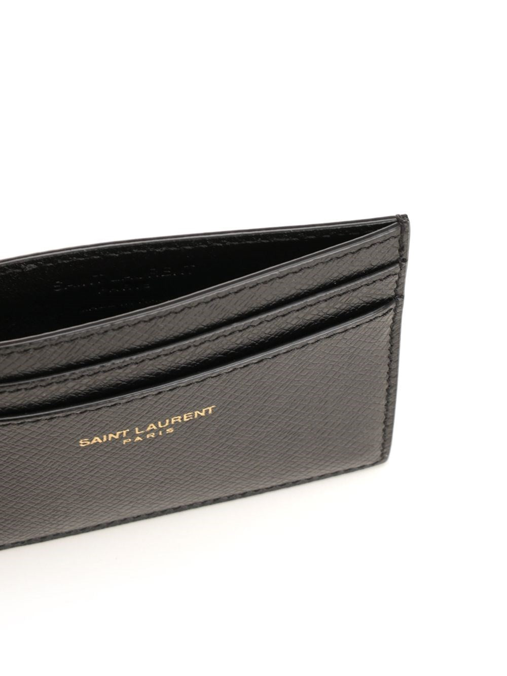 Saint Laurent Men Calfskin Card Holder SAINT LAURENT