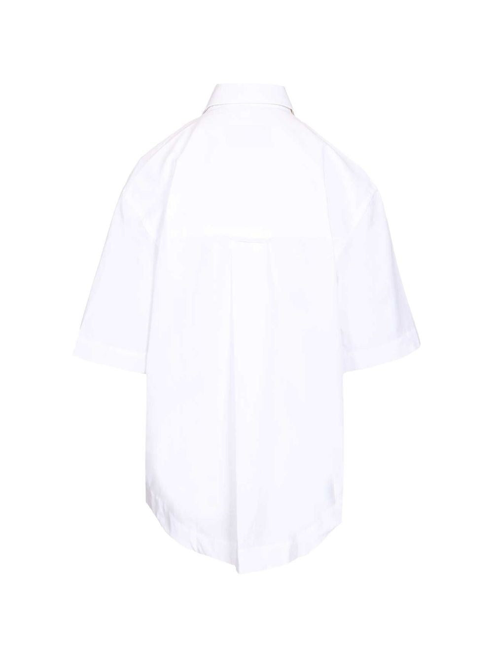 Ami Women Short-Sleeved Poplin Shirt AMI PARIS