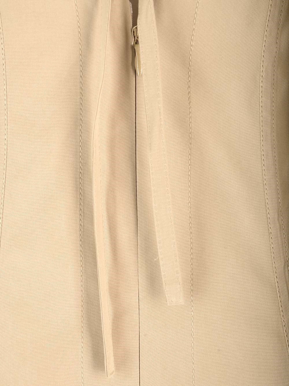 Bottega Veneta Women Beige Sleeveless Maxi Dress In Cotton BOTTEGA VENETA