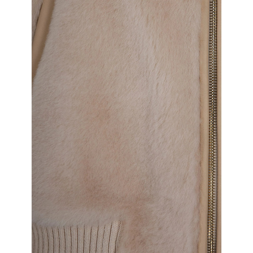 Max Mara Studio Neutrals Jackets - Faux Fur & Shearling Jackets Women MAX MARA STUDIO