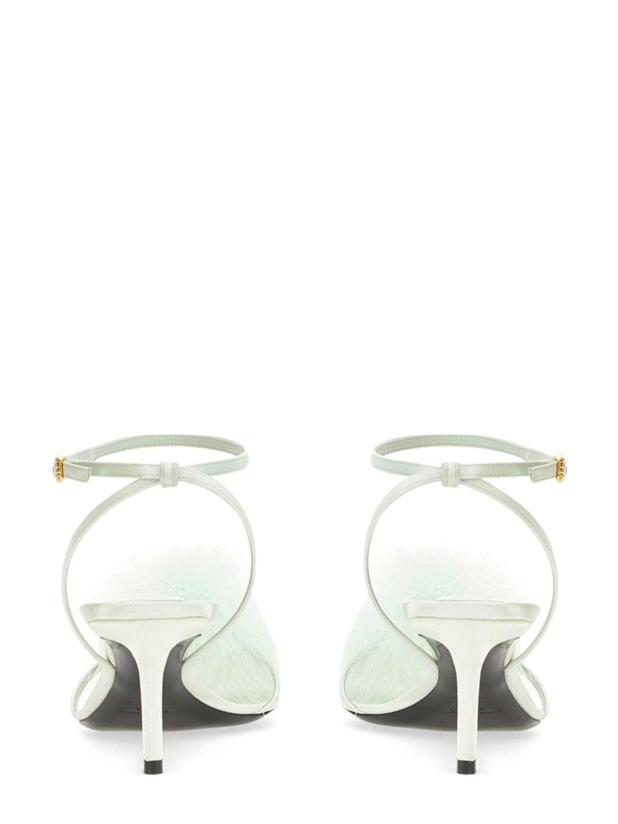 Saint Laurent Women Mule Mae In Satin Crepe SAINT LAURENT