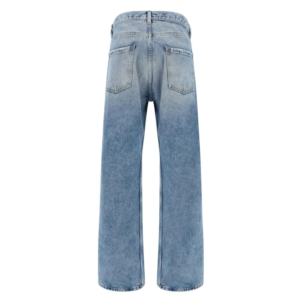 Maison Margiela Blue Denim - Straight-Leg Jeans Women MAISON MARGIELA