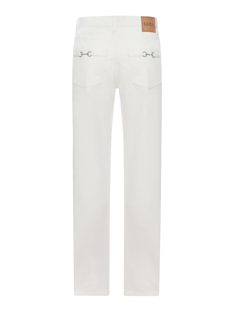 Gucci Men White Denim Jeans GUCCI