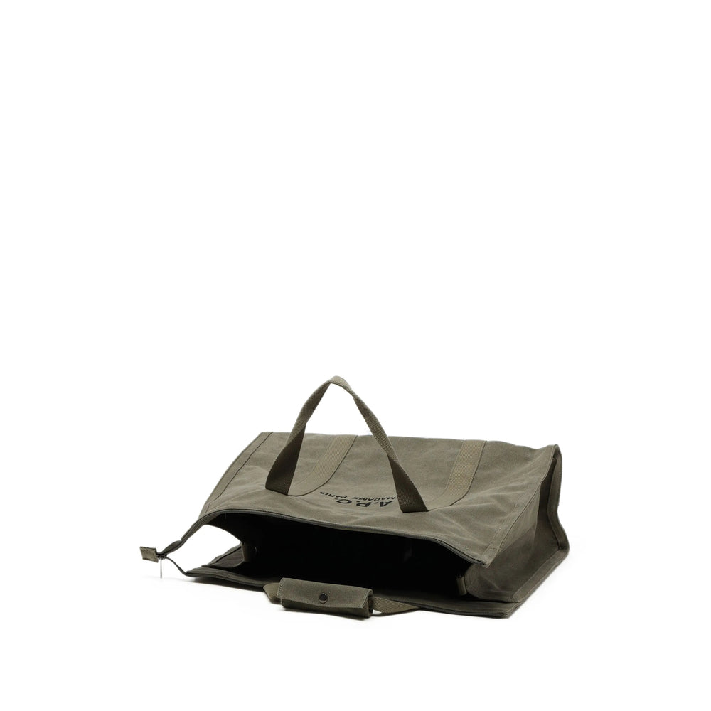 A.P.C. Green Tote Bags Men A.P.C.