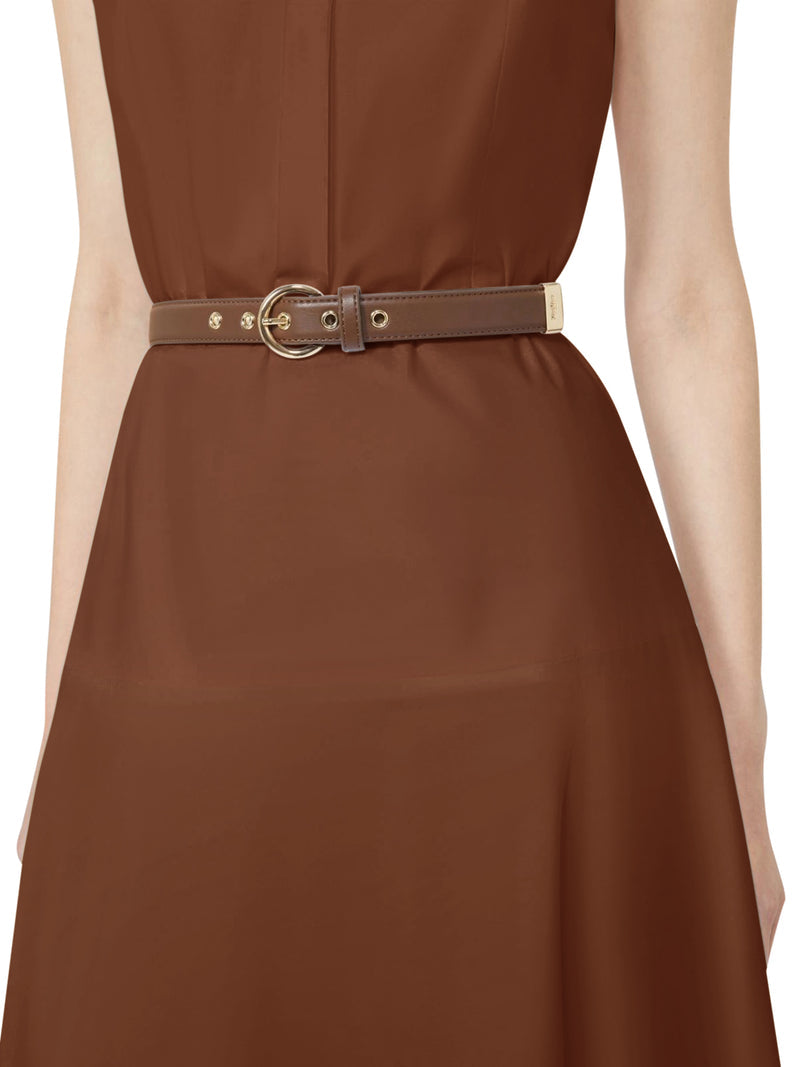 Max Mara Studio Women Cotton Poplin Wheel-Shaped Dress MAX MARA STUDIO