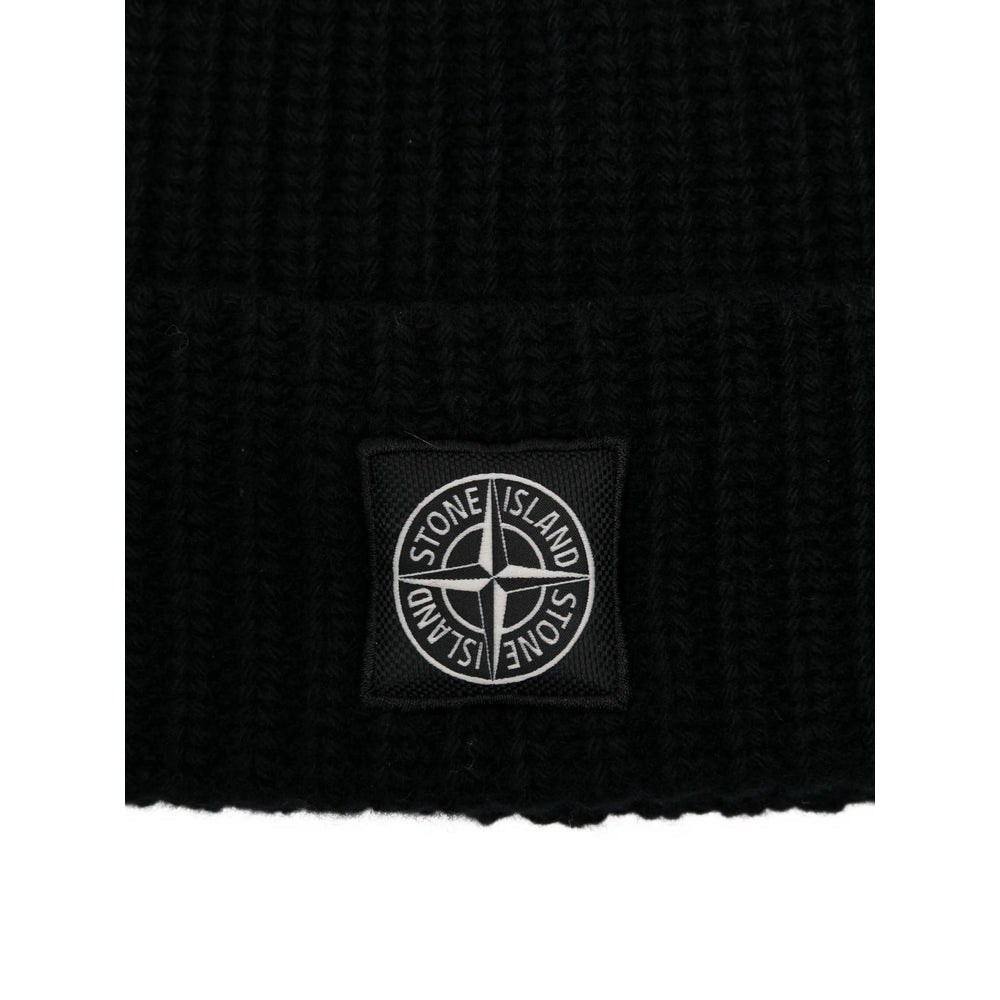 Stone Island Black Hats Men STONE ISLAND
