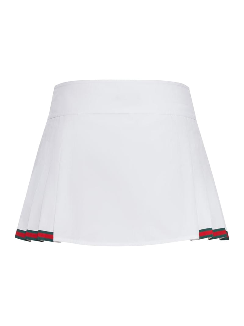 Gucci Women Short Cotton Poplin Skirt GUCCI
