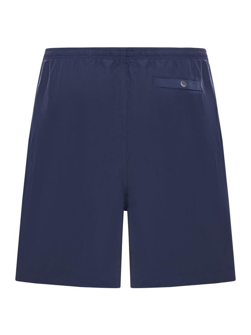Ami Paris Men Swimsuit With Applied Logo AMI PARIS