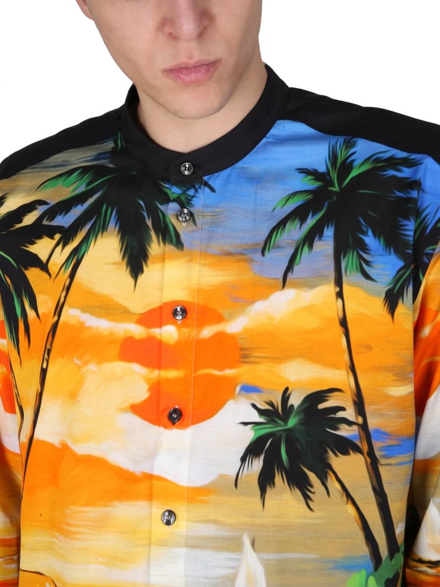 Dolce & Gabbana Men Hawaii Print Shirt DOLCE & GABBANA