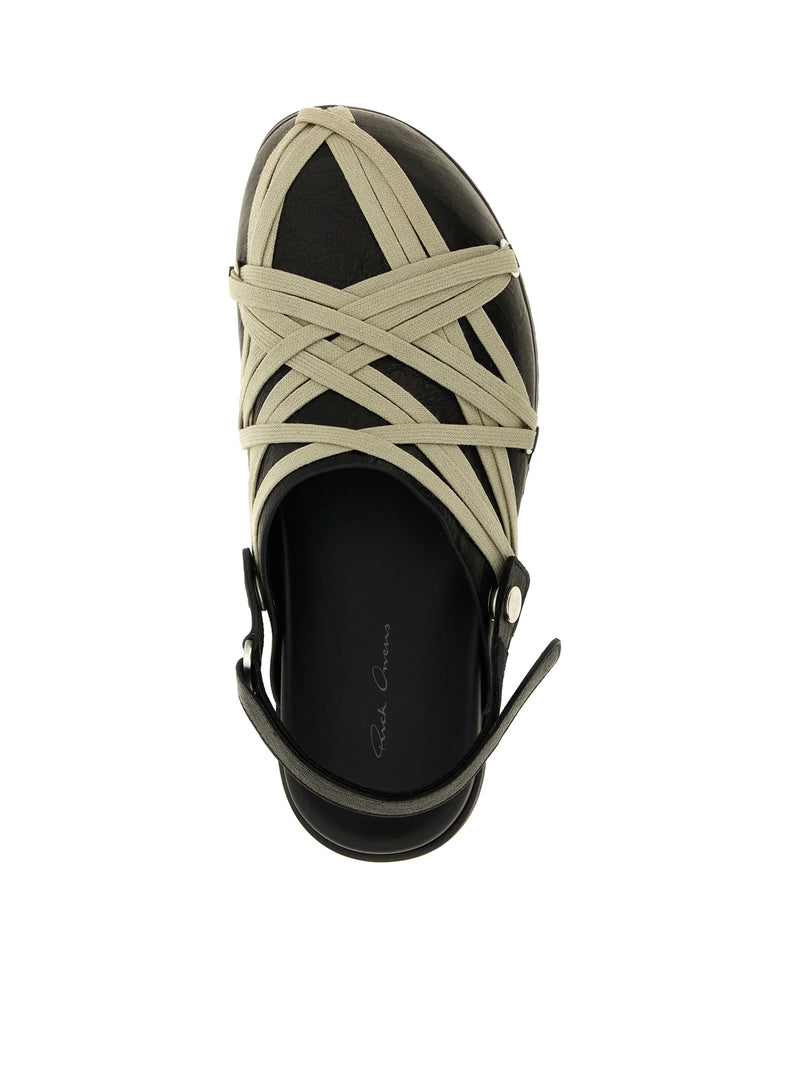 Rick Owens Women Black Megalaced Mules RICK OWENS