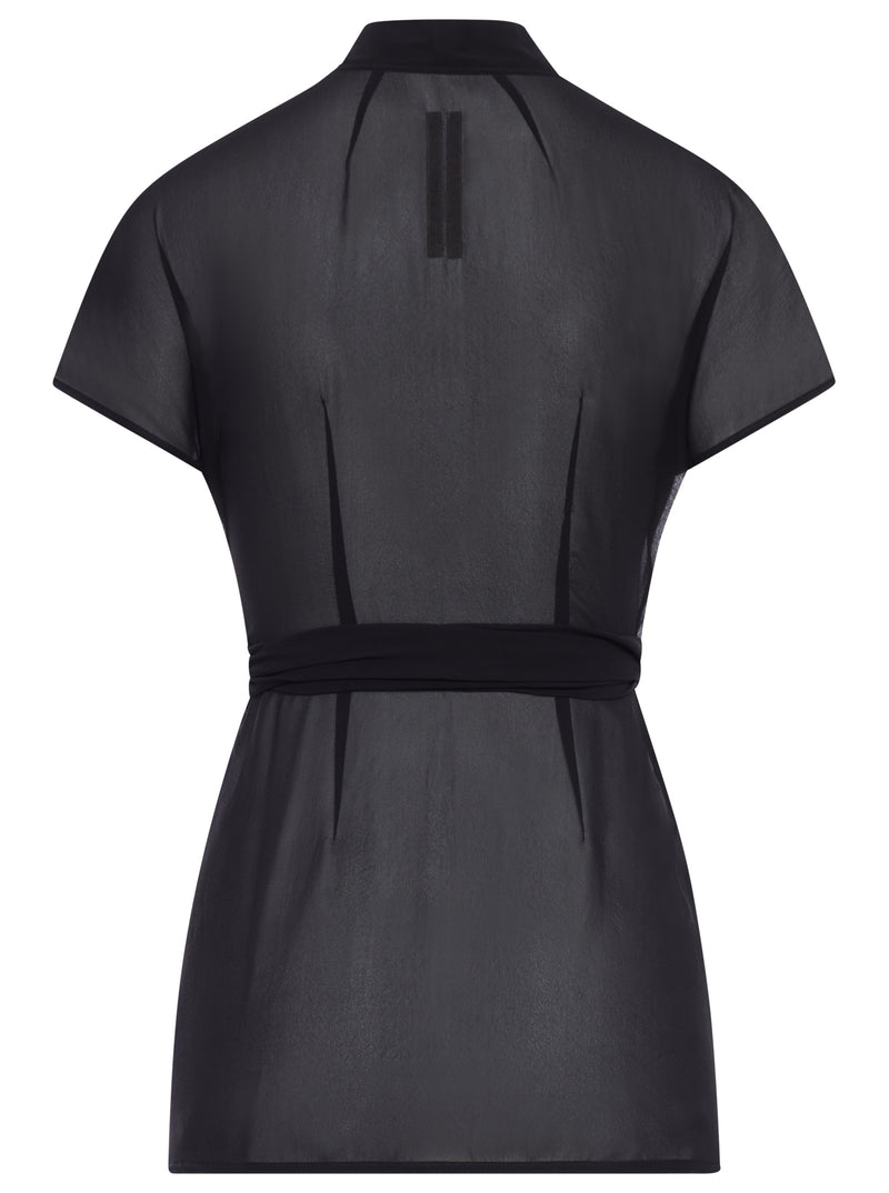 Rick Owens Women Silk T-Shirt Wrap RICK OWENS