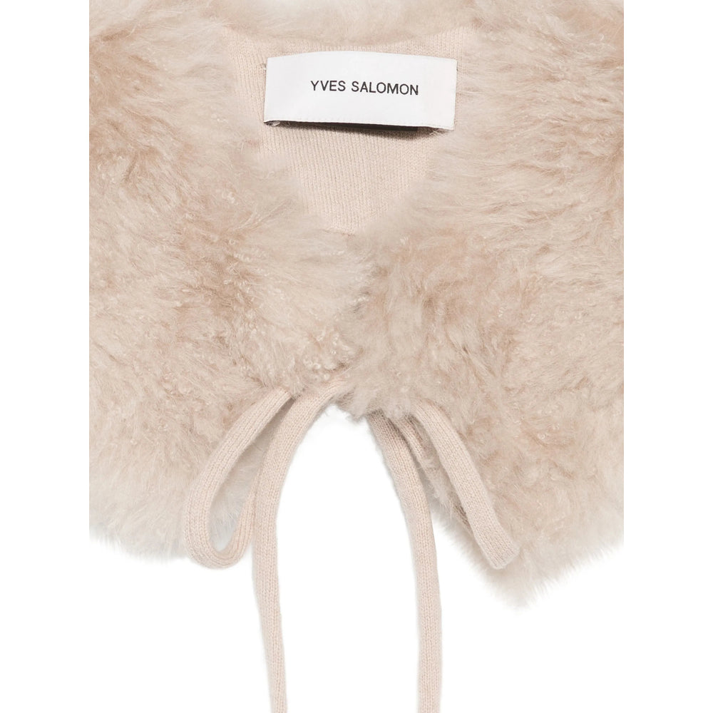 Yves Salomon Pink Scarves Women YVES SALOMON