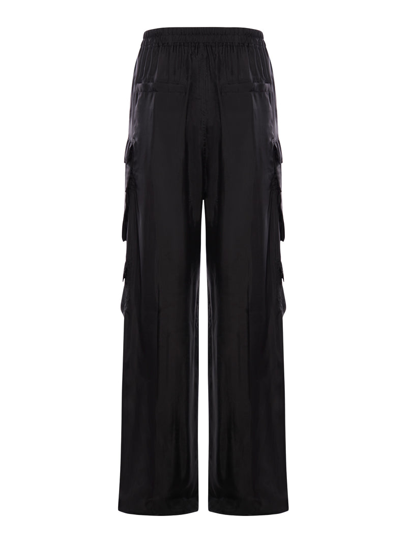 Rick Owens Women Cupro Cargo Pants RICK OWENS