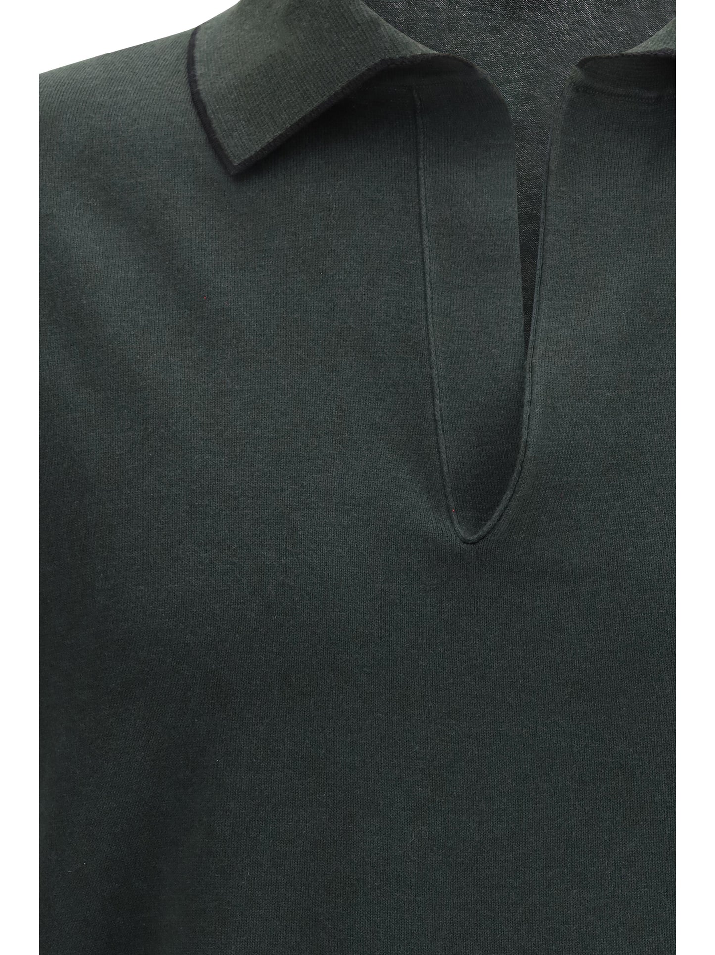 Tom Ford Men Cotton And Silk Blend Polo Shirt TOM FORD